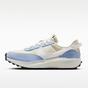 Nike Waffle Debut white and light blue Sneakers